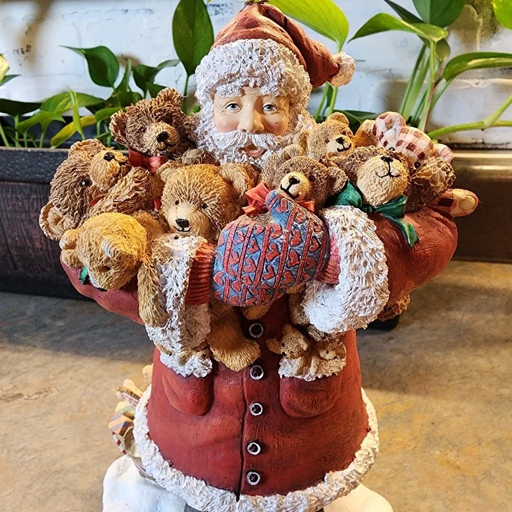 Sherri Buck Baldwin Bountiful Bears II First Edition 1998 # 8 Santa Figurine
